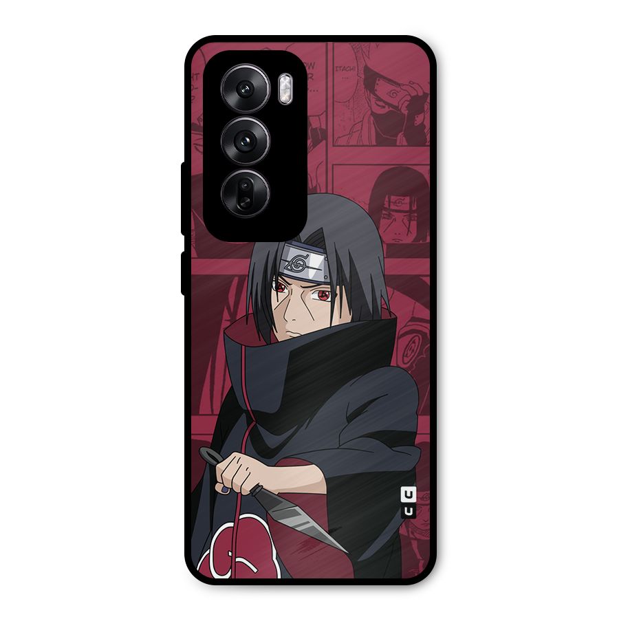 Mang Itachi Metal Back Case for Oppo Reno12