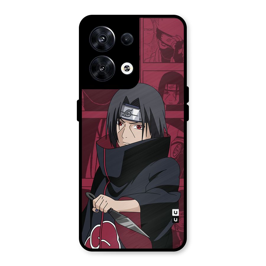 Mang Itachi Metal Back Case for Oppo Reno8 5G