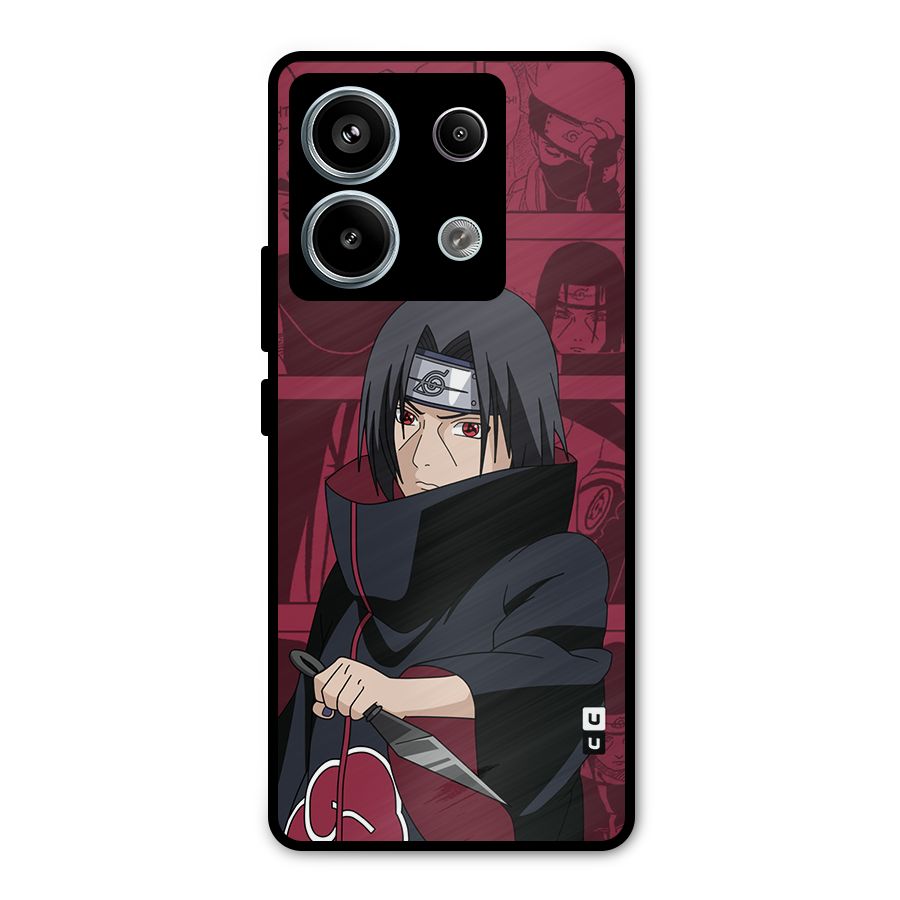 Mang Itachi Metal Back Case for Redmi Note 13 Pro 5G