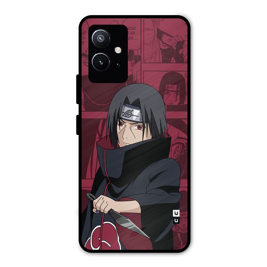 Mang Itachi Metal Back Case for Vivo T1 5G