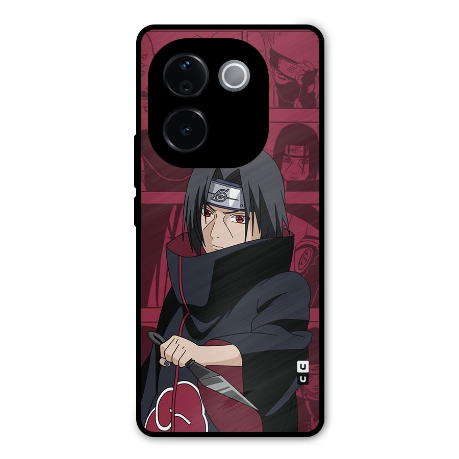 Mang Itachi Metal Back Case for Vivo T3 Pro