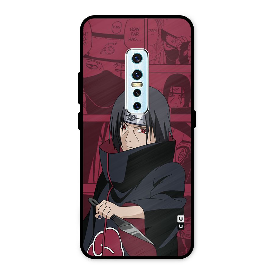 Mang Itachi Metal Back Case for Vivo V17 Pro