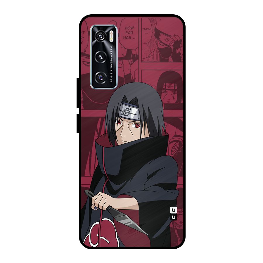 Mang Itachi Metal Back Case for Vivo V20 SE