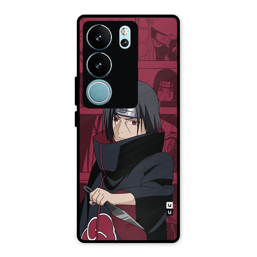 Mang Itachi Metal Back Case for Vivo V29