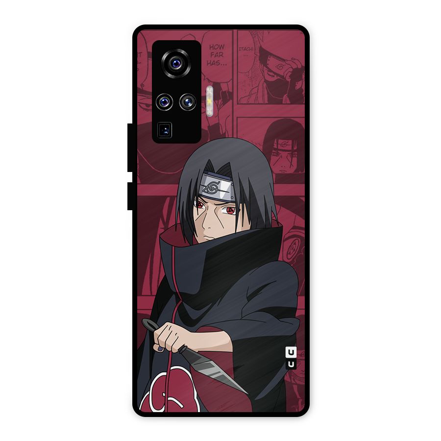 Mang Itachi Metal Back Case for Vivo X50 Pro