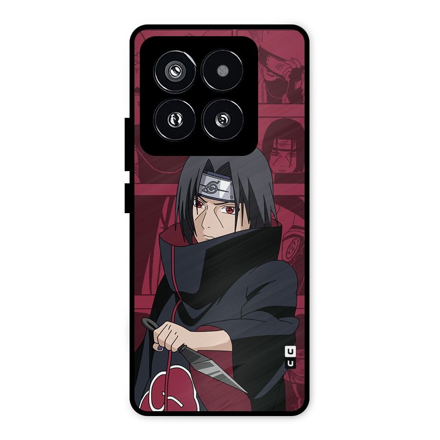 Mang Itachi Metal Back Case for Xiaomi 14 Pro