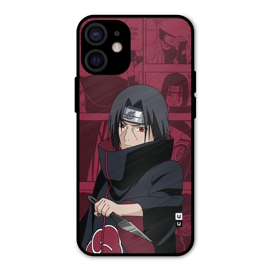 Mang Itachi Metal Back Case for iPhone 12 Mini