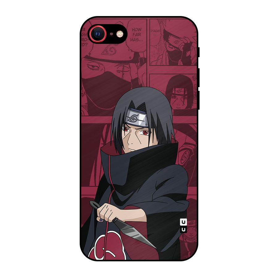 Mang Itachi Metal Back Case for iPhone SE 2020