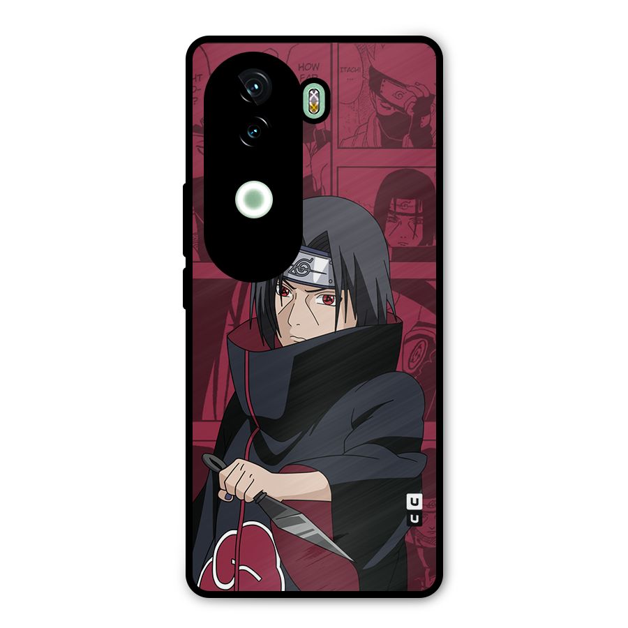 Mang Itachi Metal Back Case for iQOO Z9s