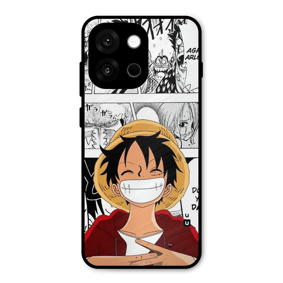 Manga Style Luffy Metal Back Case for OnePlus 13s