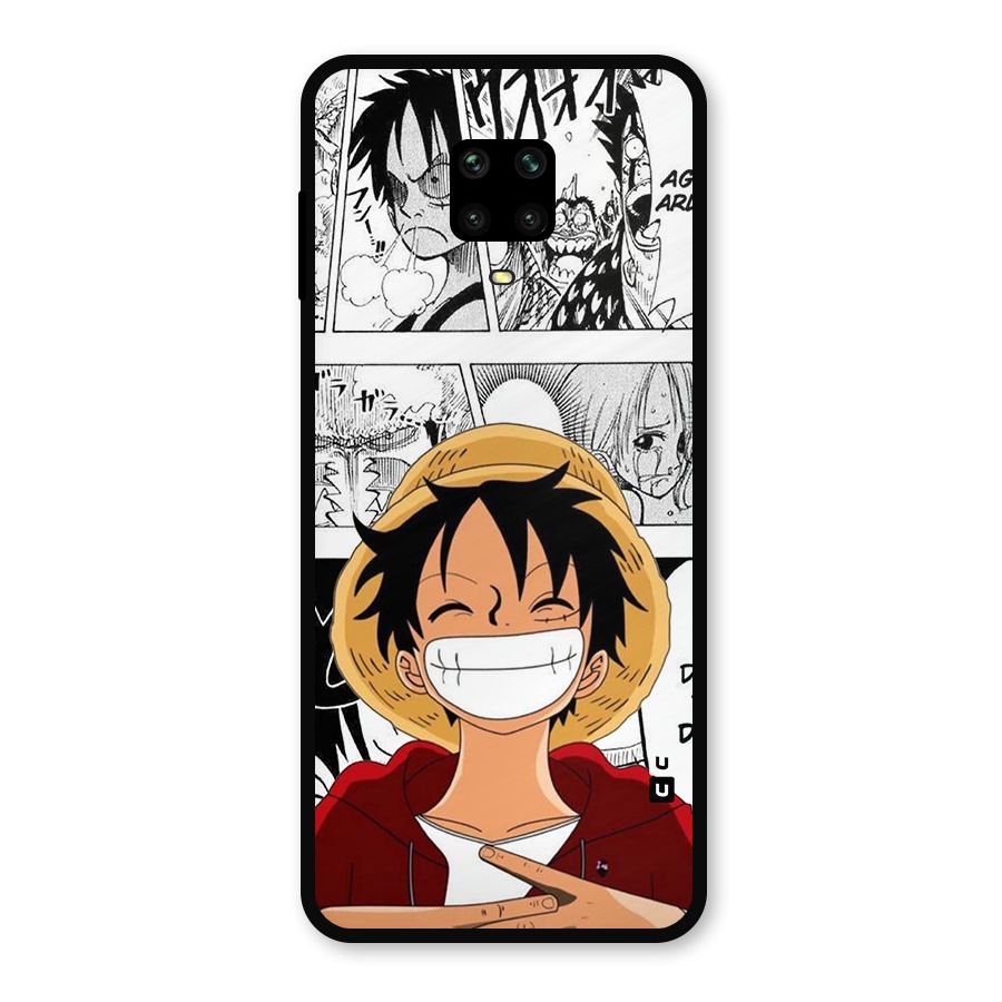 Manga Style Luffy Metal Back Case for Poco M2 Pro