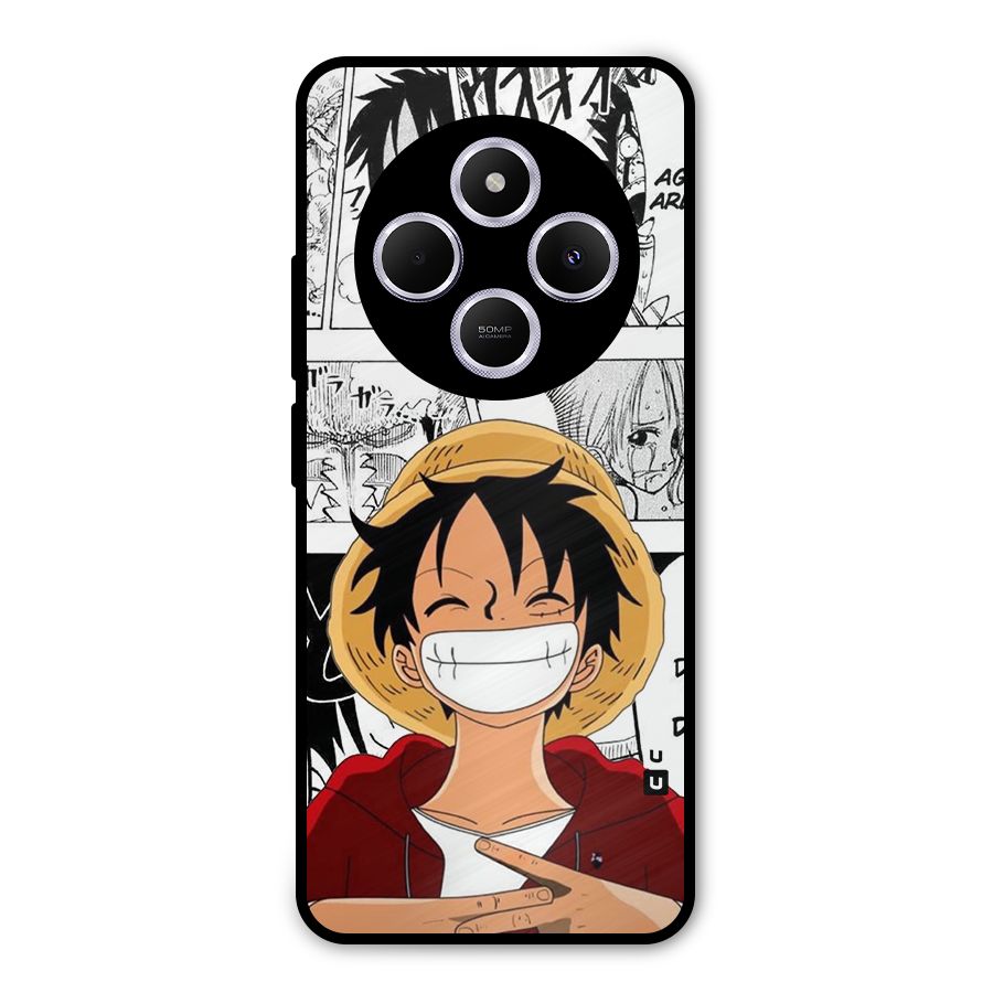 Manga Style Luffy Metal Back Case for Poco M7