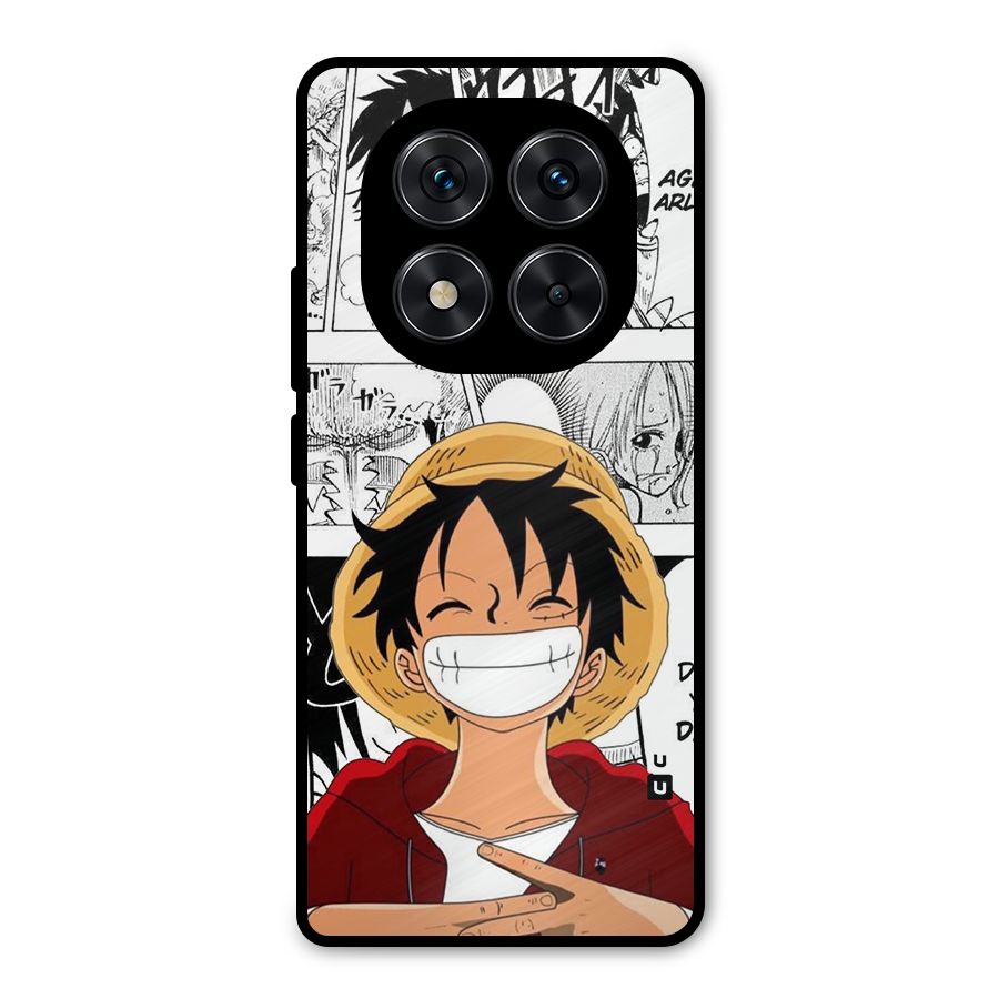 Manga Style Luffy Metal Back Case for Poco X7
