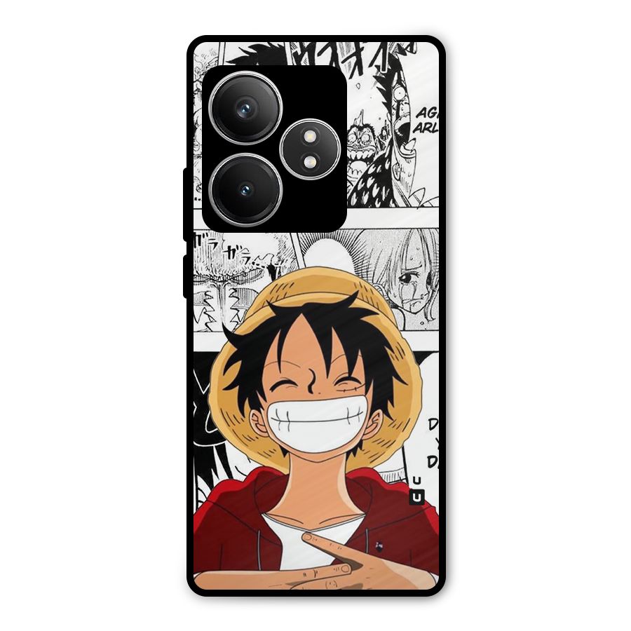 Manga Style Luffy Metal Back Case for Realme GT 6T