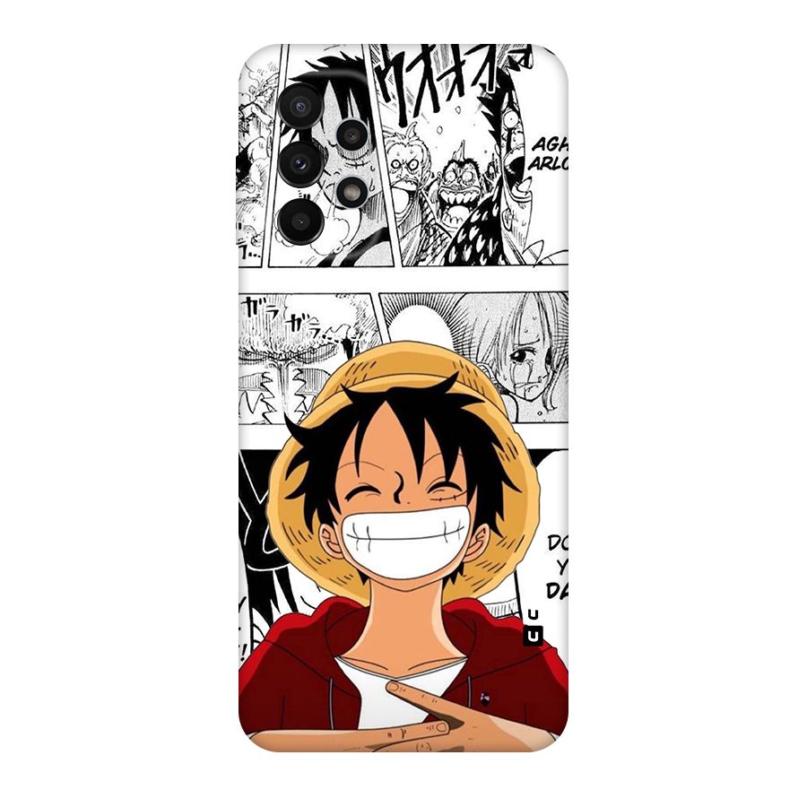 Manga Style Luffy Original Polycarbonate Back Case for Galaxy A23