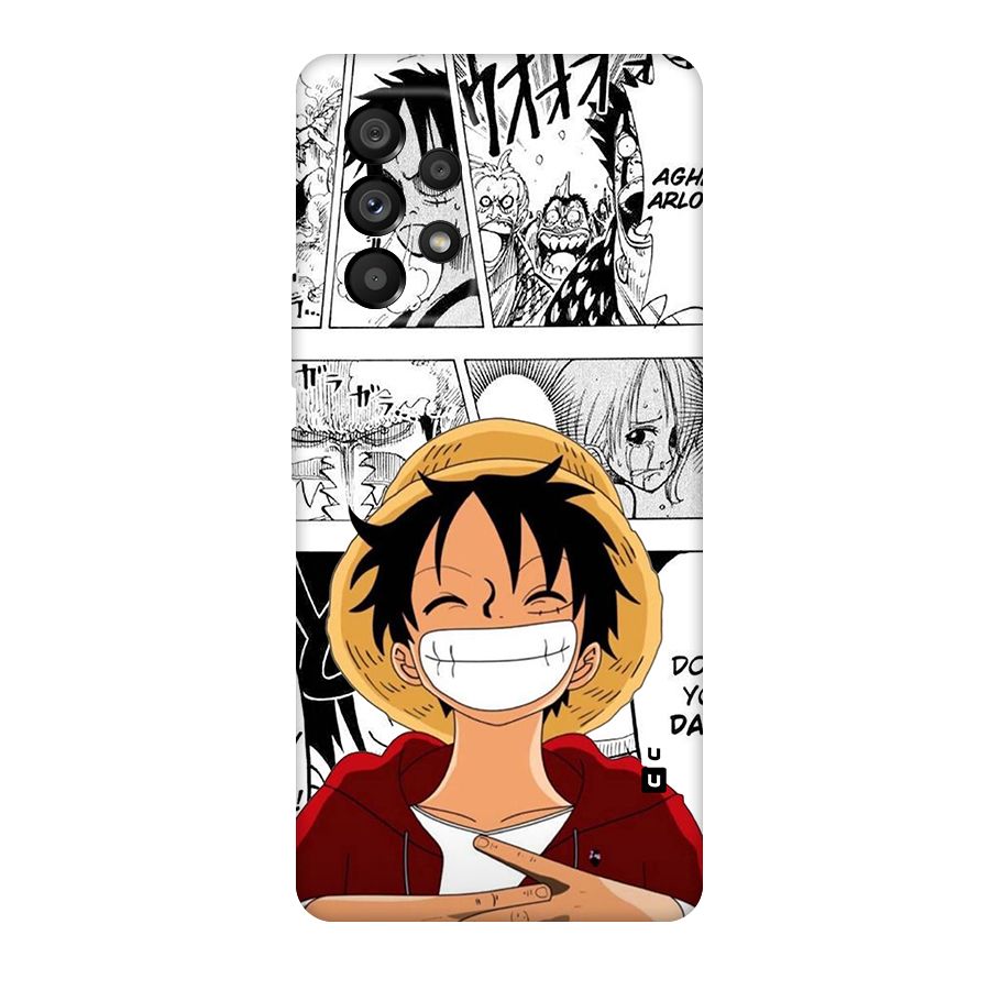 Manga Style Luffy Original Polycarbonate Back Case for Galaxy A53 5G