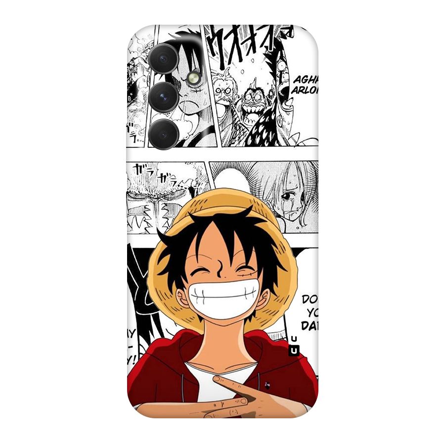 Manga Style Luffy Original Polycarbonate Back Case for Galaxy A54