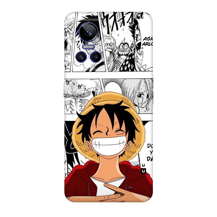 Manga Style Luffy Original Polycarbonate Back Case for Realme GT Neo 3