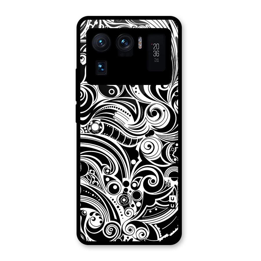 Maori Art Design Abstract Glass Back Case for Mi 11 Ultra