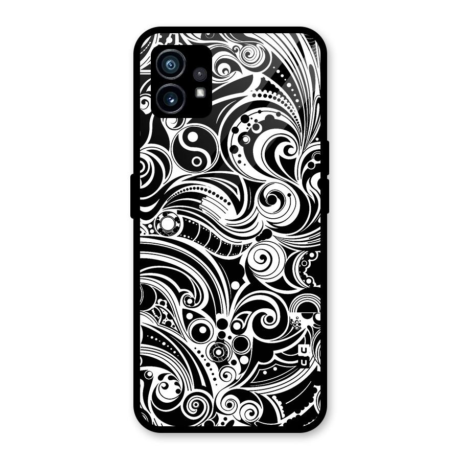 Maori Art Design Abstract Glass Back Case for Nothing Phone 1