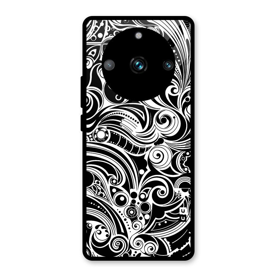 Maori Art Design Abstract Glass Back Case for Realme 11 Pro Plus
