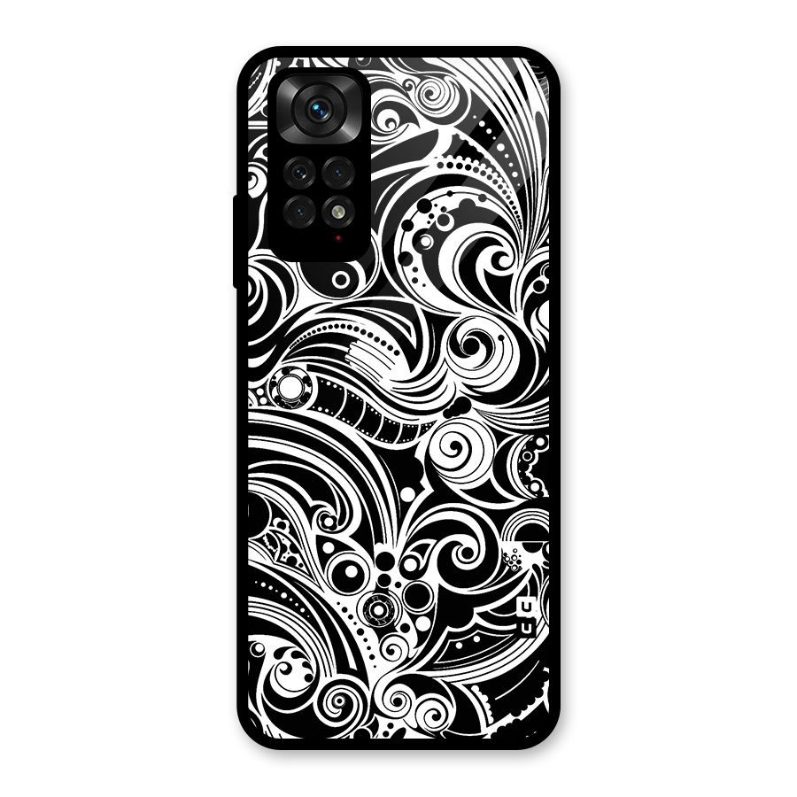 Maori Art Design Abstract Glass Back Case for Redmi Note 11S