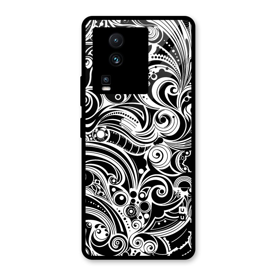 Maori Art Design Abstract Glass Back Case for Vivo iQOO Neo 7 Pro