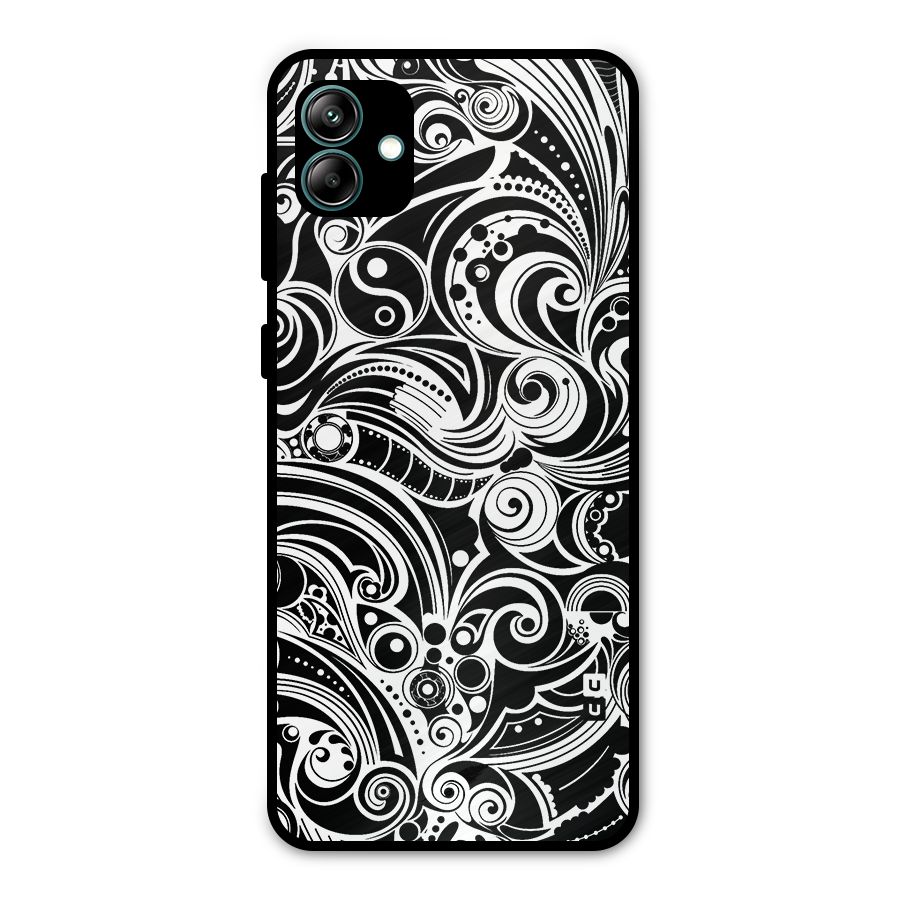 Maori Art Design Abstract Metal Back Case for Galaxy A04