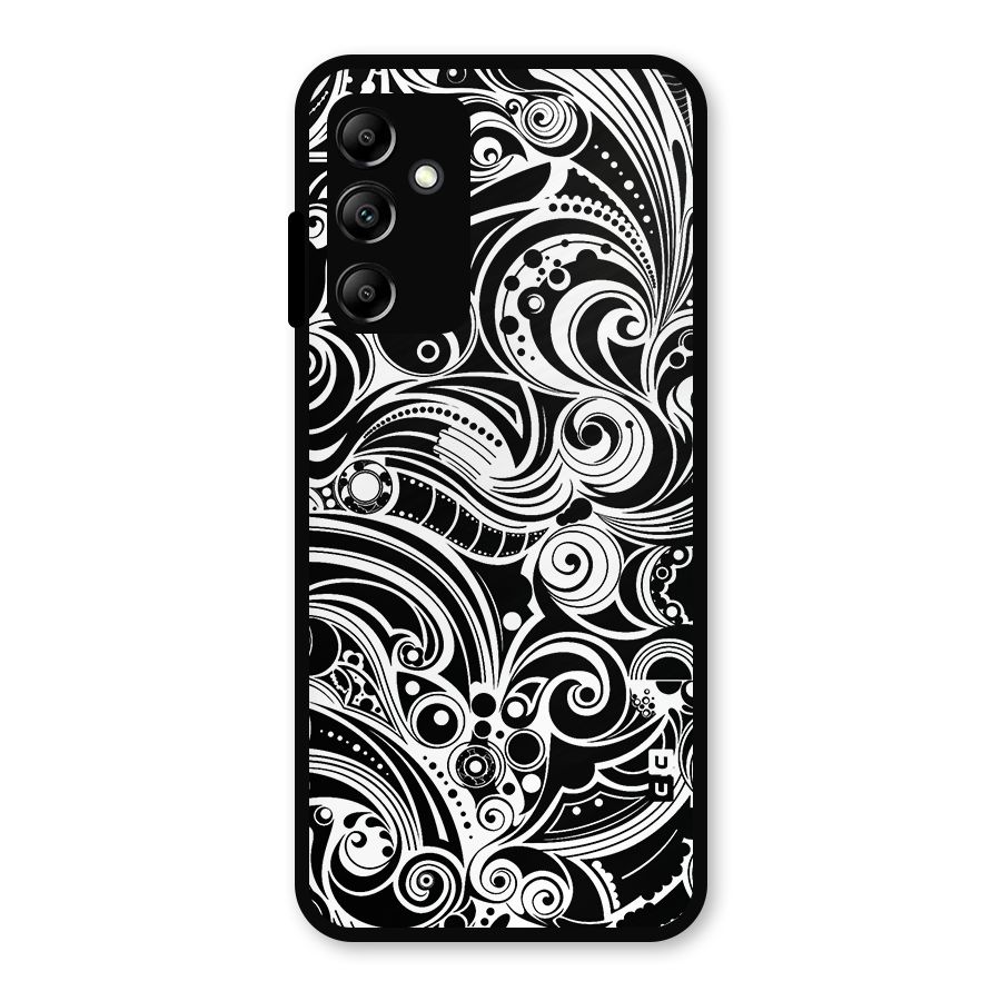 Maori Art Design Abstract Metal Back Case for Galaxy A14 5G
