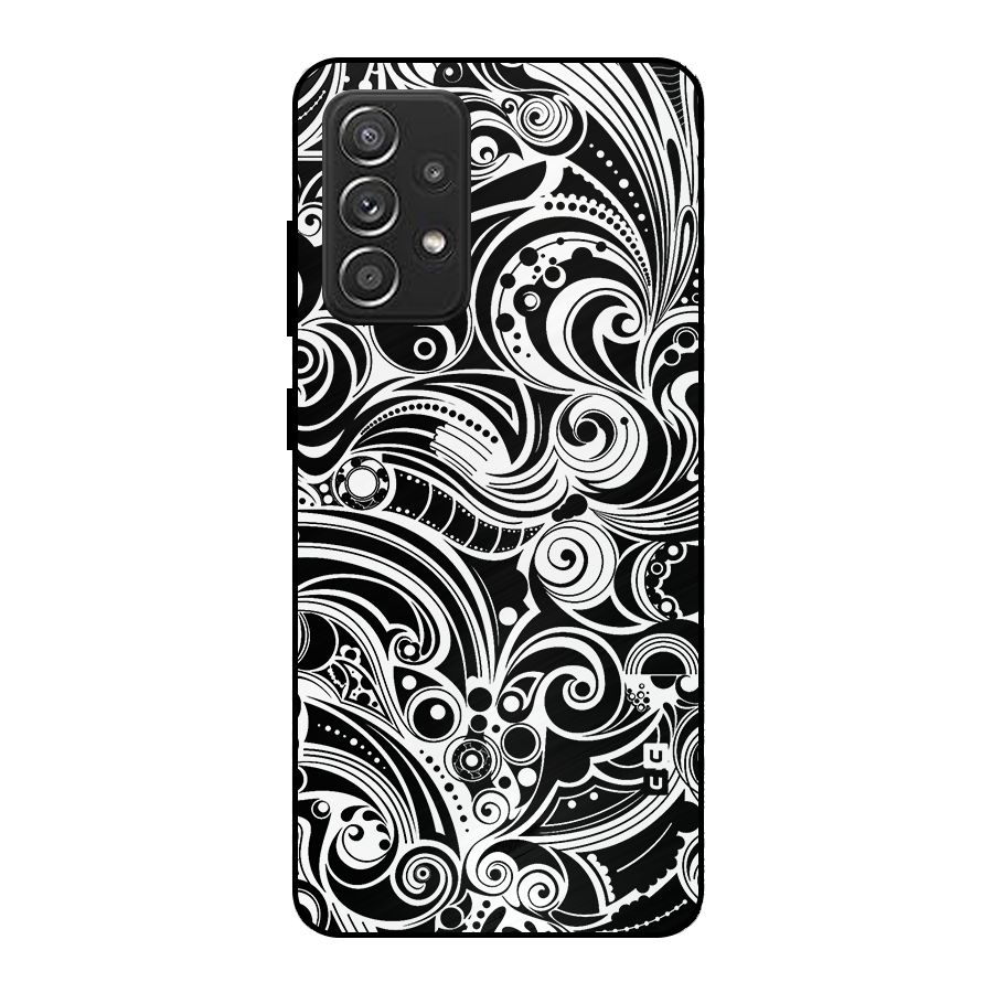 Maori Art Design Abstract Metal Back Case for Galaxy A52s 5G