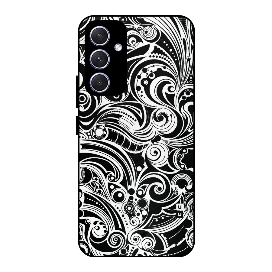 Maori Art Design Abstract Metal Back Case for Galaxy A54
