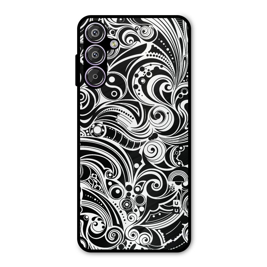 Maori Art Design Abstract Metal Back Case for Galaxy F15