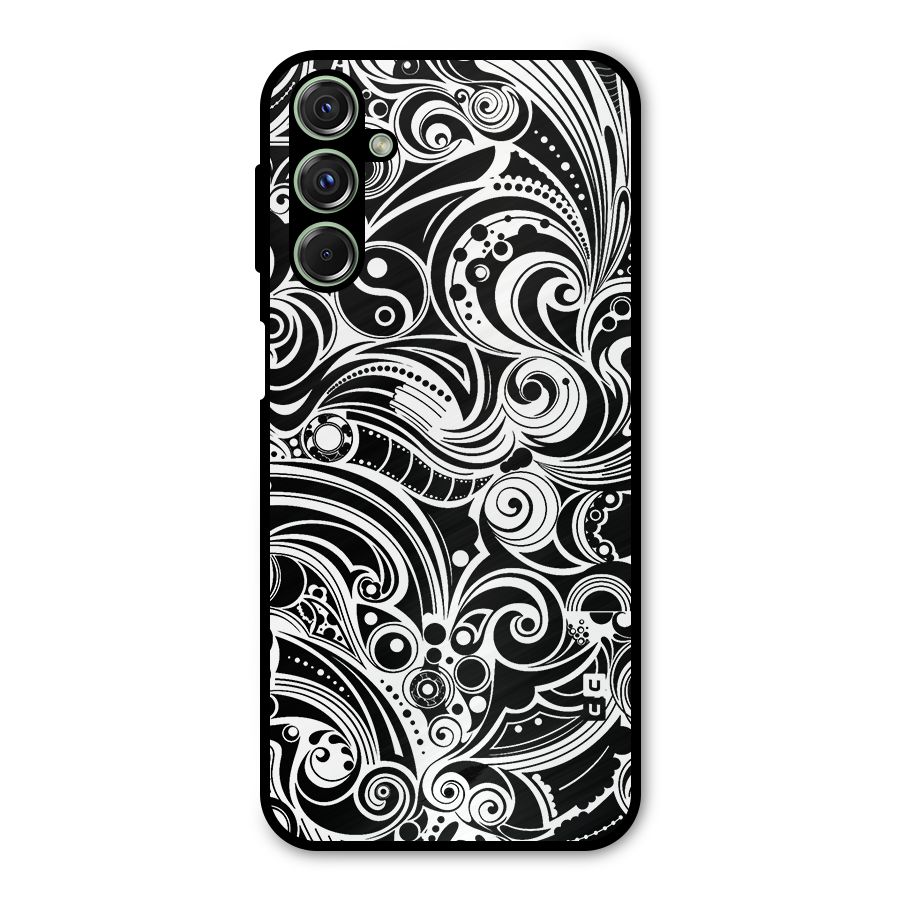 Maori Art Design Abstract Metal Back Case for Galaxy F34
