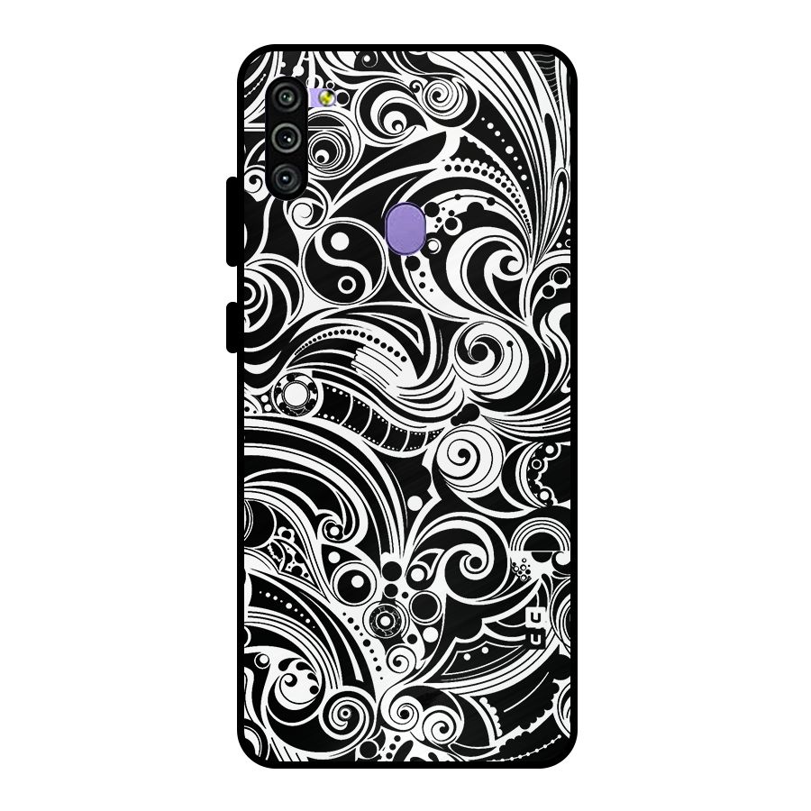 Maori Art Design Abstract Metal Back Case for Galaxy M11