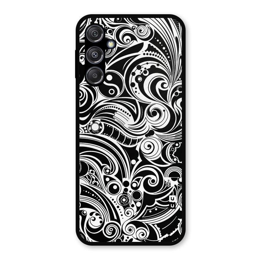 Maori Art Design Abstract Metal Back Case for Galaxy M34 5G