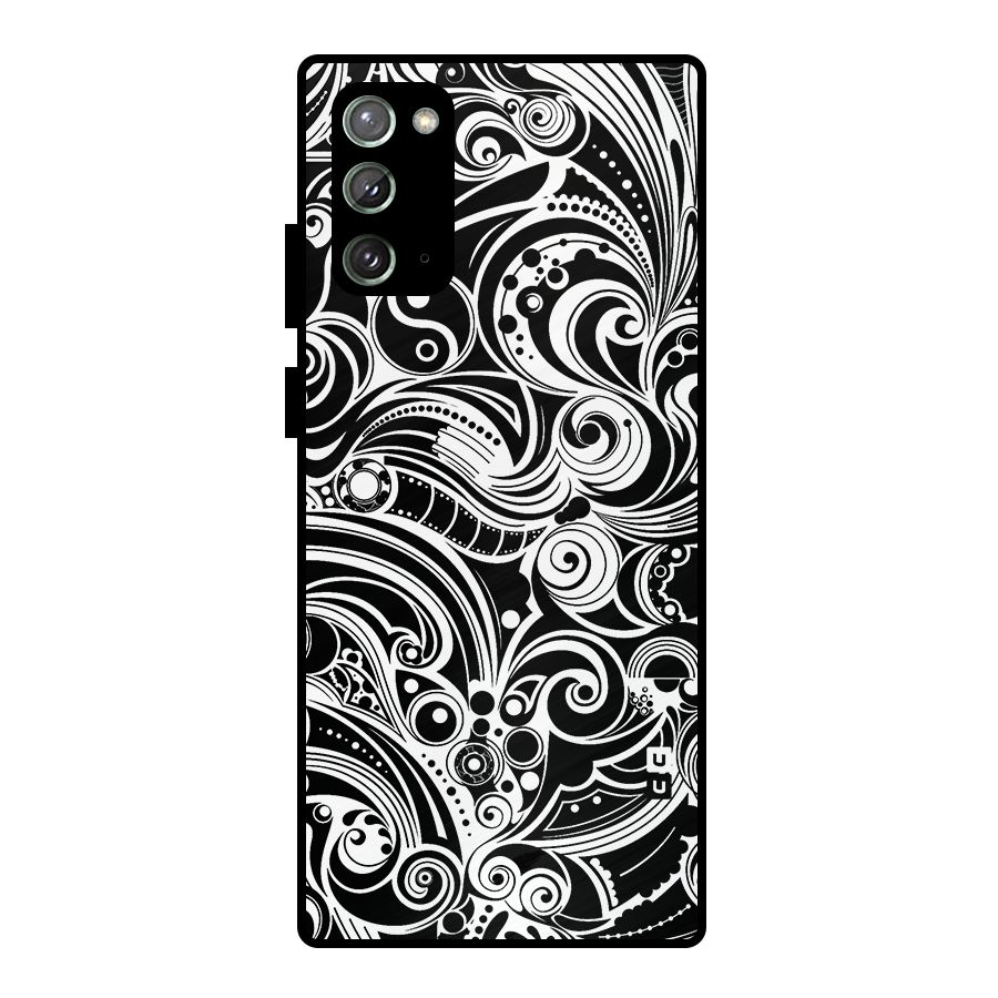 Maori Art Design Abstract Metal Back Case for Galaxy Note 20