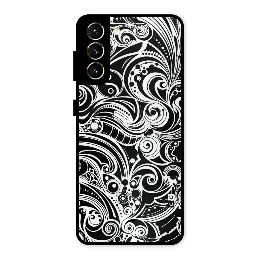 Maori Art Design Abstract Metal Back Case for Galaxy S21 5G