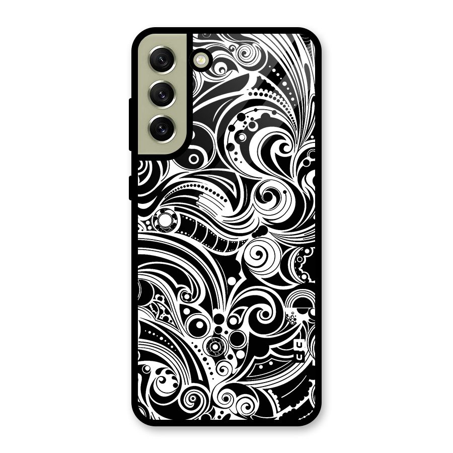 Maori Art Design Abstract Metal Back Case for Galaxy S21 FE 5G (2023)