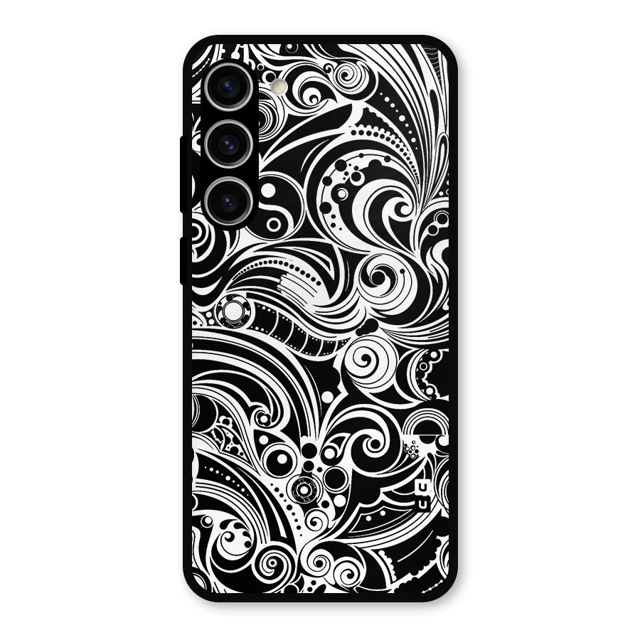 Maori Art Design Abstract Metal Back Case for Galaxy S23 Plus