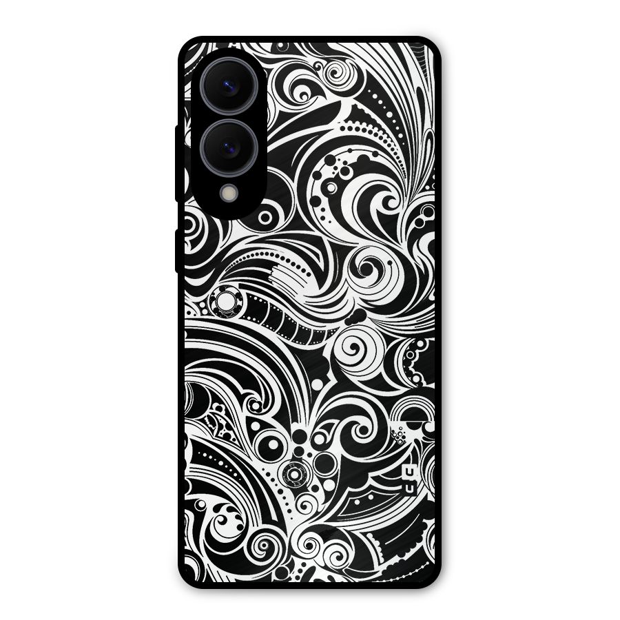 Maori Art Design Abstract Metal Back Case for Galaxy S25 Edge