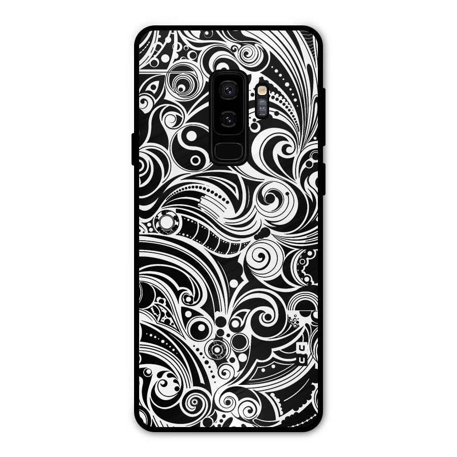 Maori Art Design Abstract Metal Back Case for Galaxy S9 Plus