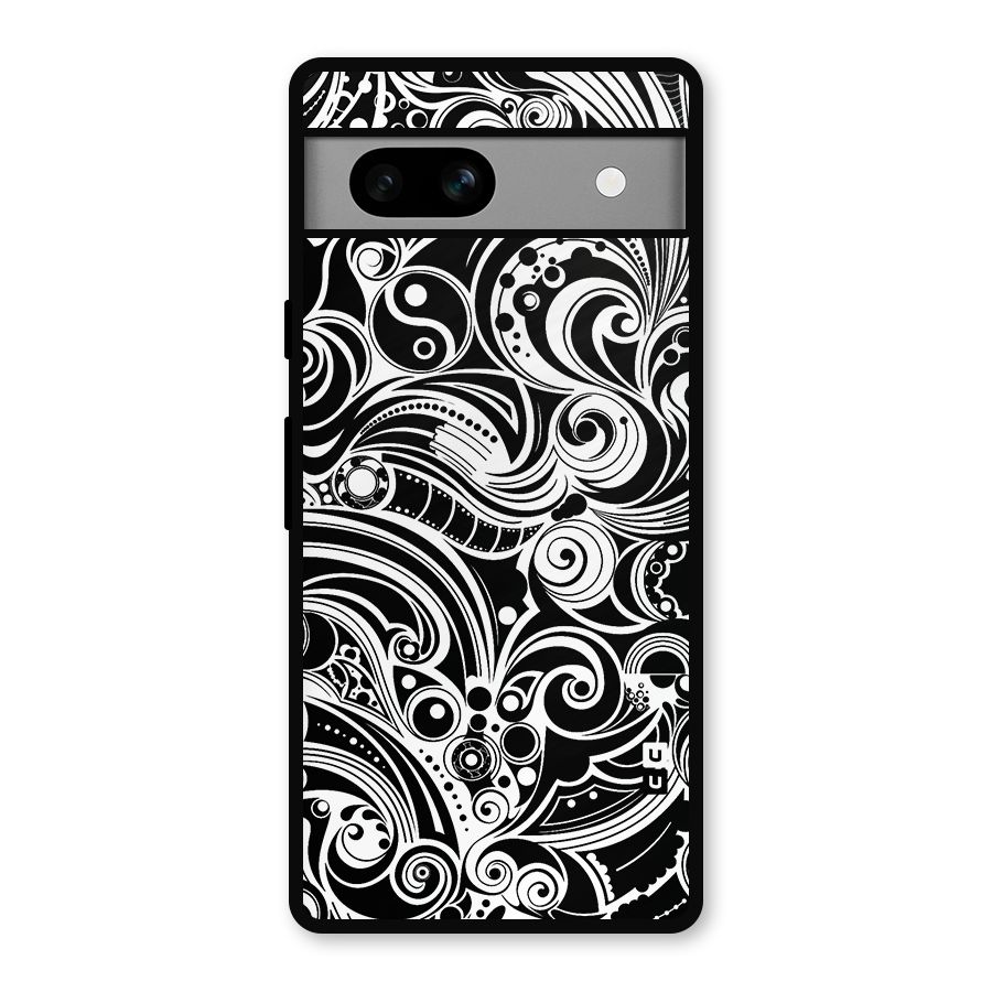 Maori Art Design Abstract Metal Back Case for Google Pixel 7a