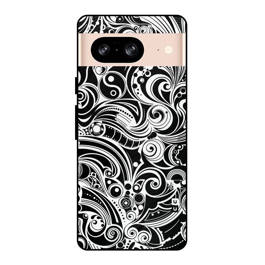 Maori Art Design Abstract Metal Back Case for Google Pixel 8