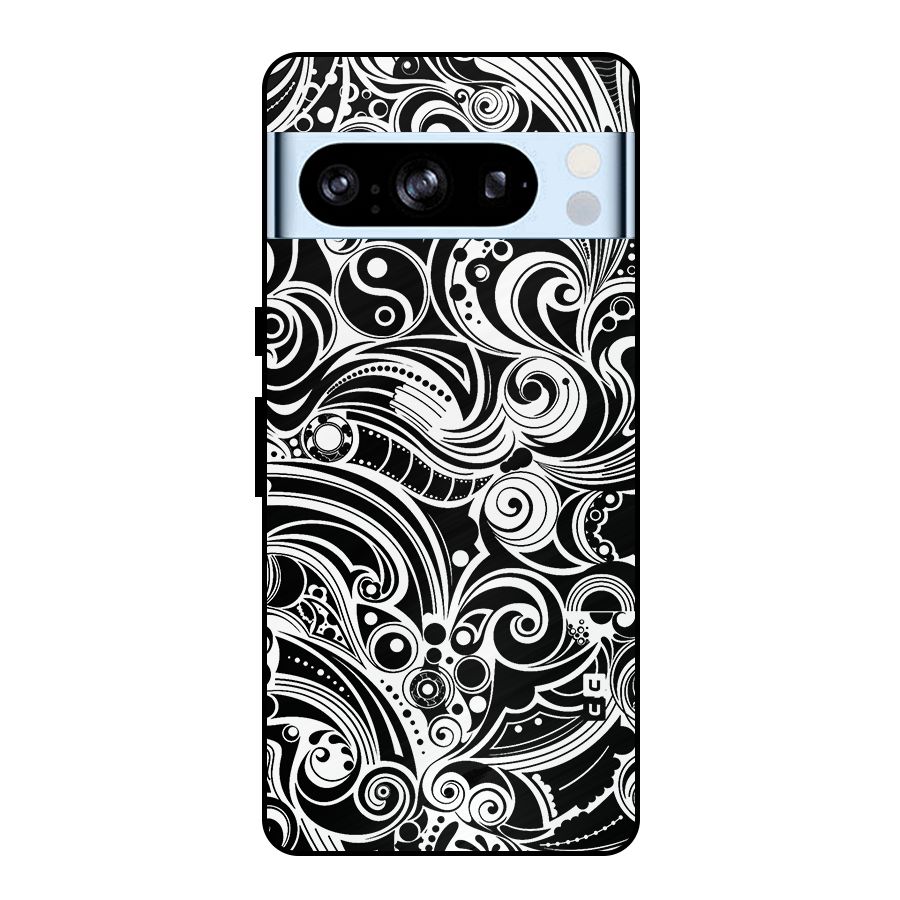 Maori Art Design Abstract Metal Back Case for Google Pixel 8 Pro