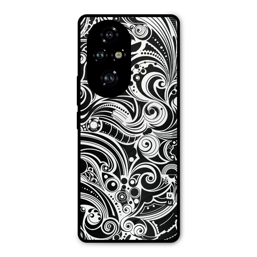Maori Art Design Abstract Metal Back Case for Honor 200 Pro