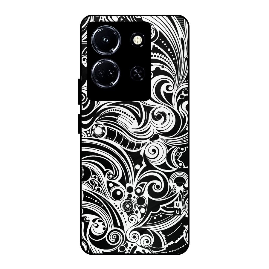 Maori Art Design Abstract Metal Back Case for Infinix Note 30 5G