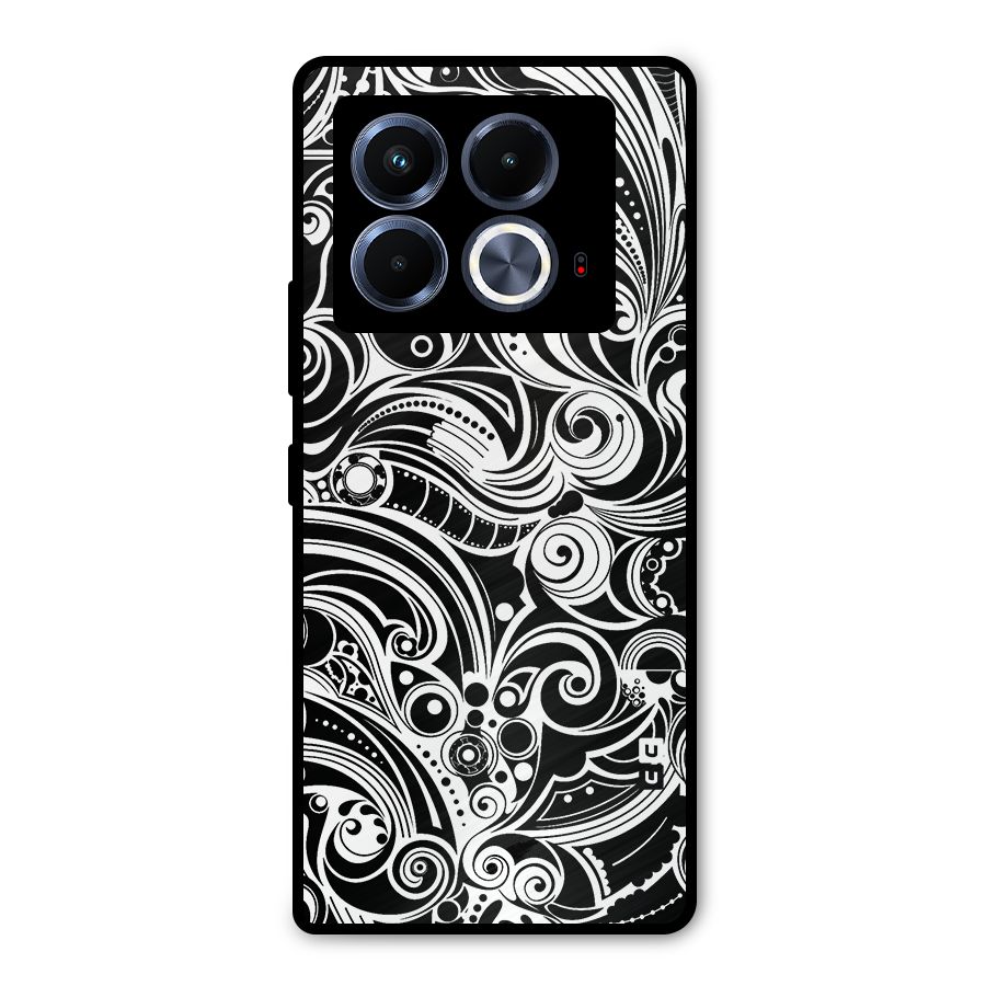 Maori Art Design Abstract Metal Back Case for Infinix Note 40 5G