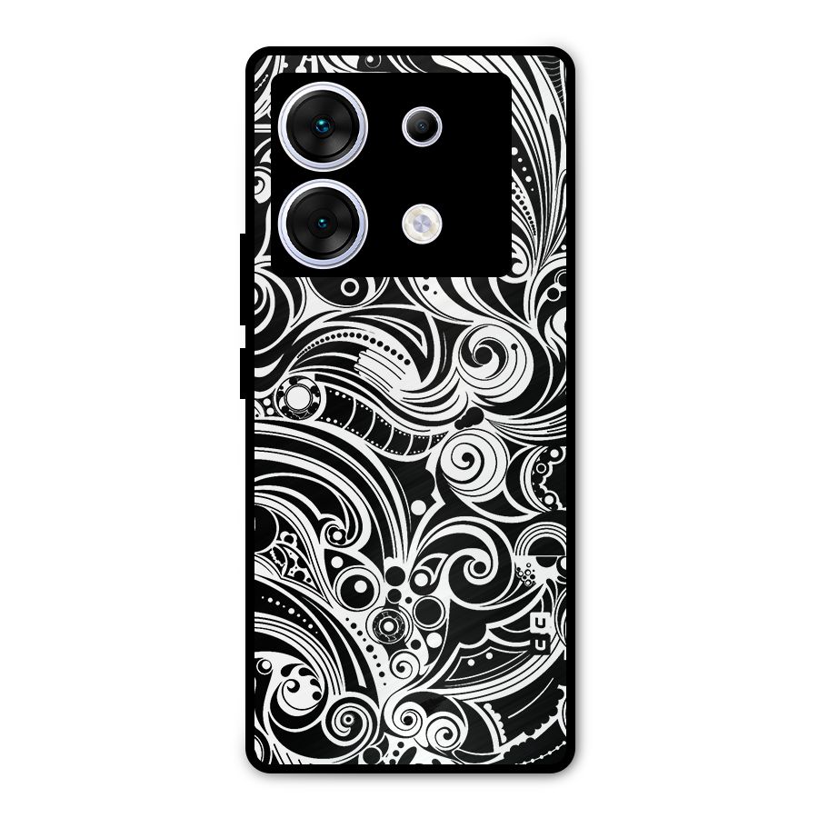 Maori Art Design Abstract Metal Back Case for Infinix Zero 30 5G