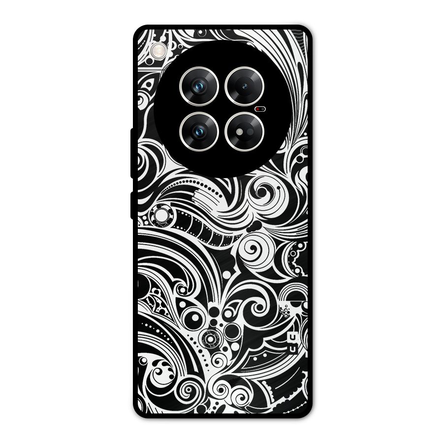 Maori Art Design Abstract Metal Back Case for Infinix Zero 40 5G