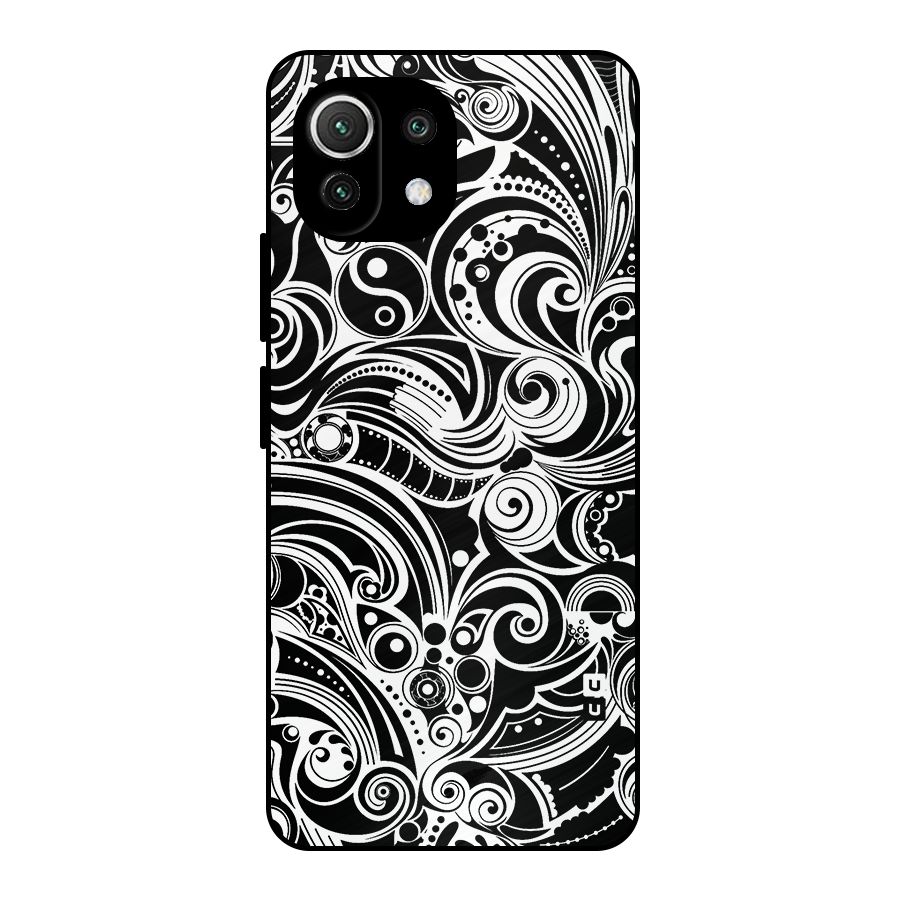 Maori Art Design Abstract Metal Back Case for Mi 11 Lite
